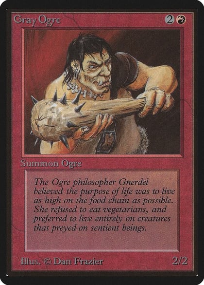 Gray Ogre, Beta Edition #8776