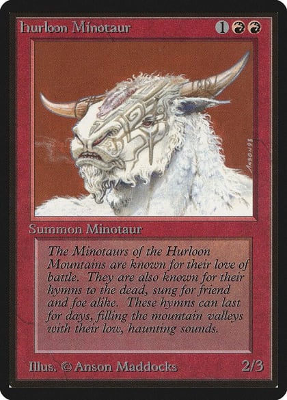Hurloon Minotaur, Beta Edition #8787