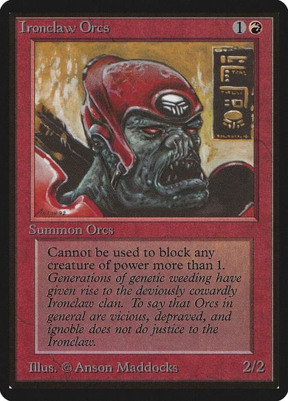 Ironclaw Orcs, Beta Edition #8796