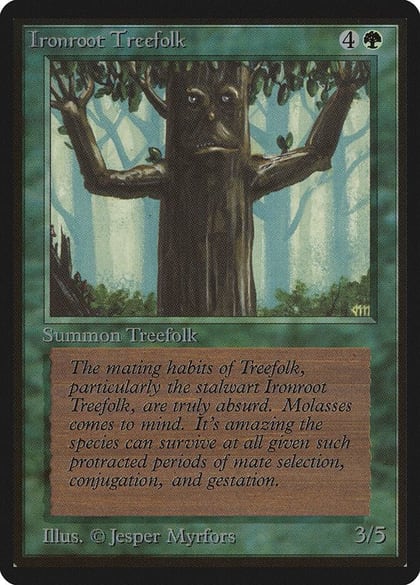 Ironroot Treefolk, Beta Edition #8797