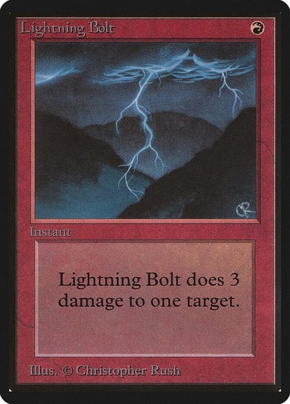 Lightning Bolt, Beta Edition #8819