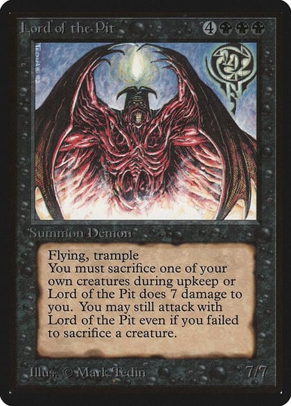 Lord of the Pit, Beta Edition #8825