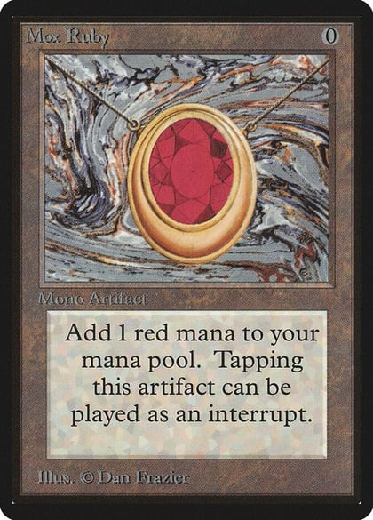 Mox Ruby, Beta Edition #8844