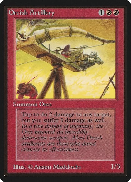 Orcish Artillery, Beta Edition #8853