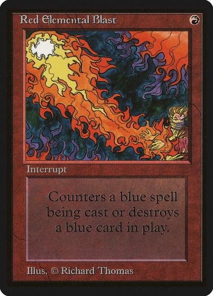Red Elemental Blast, Beta Edition #8877