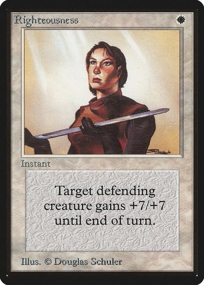 Righteousness, Beta Edition #8883