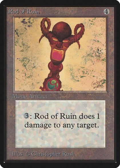 Rod of Ruin, Beta Edition #8886