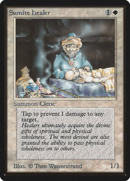 Samite Healer, Beta Edition #8889