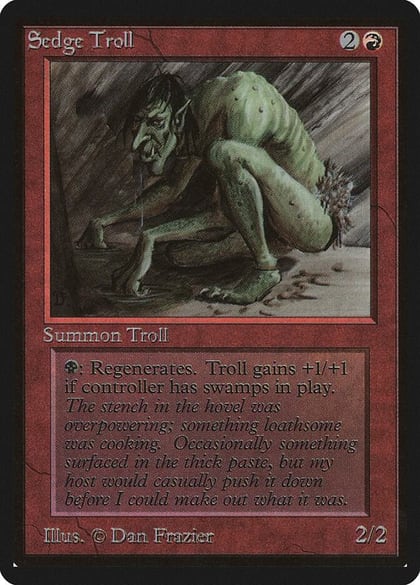 Sedge Troll, Beta Edition #8897