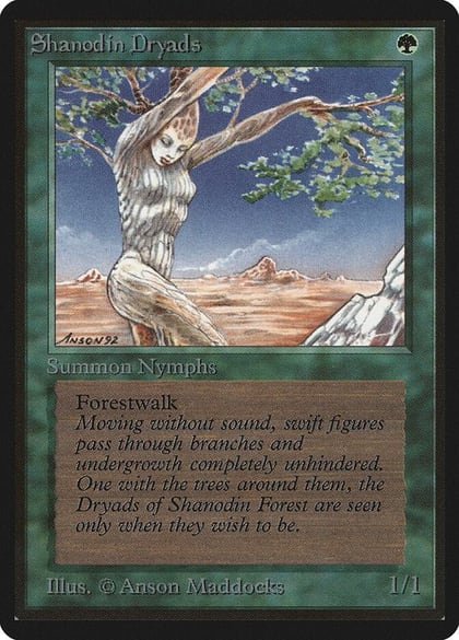 Shanodin Dryads, Beta Edition #8900