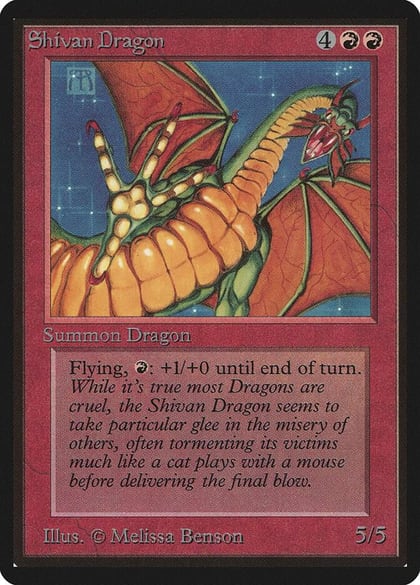 Shivan Dragon, Beta Edition #8902