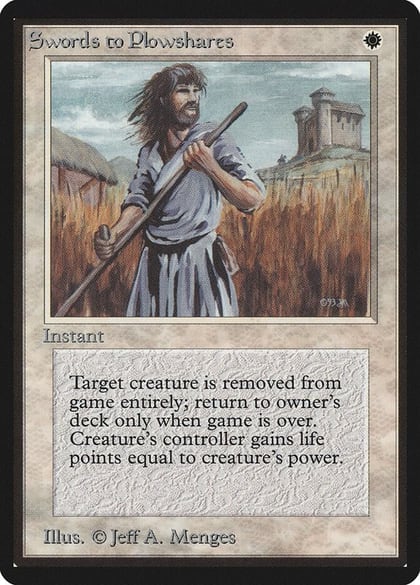 Swords to Plowshares, Beta Edition #8920