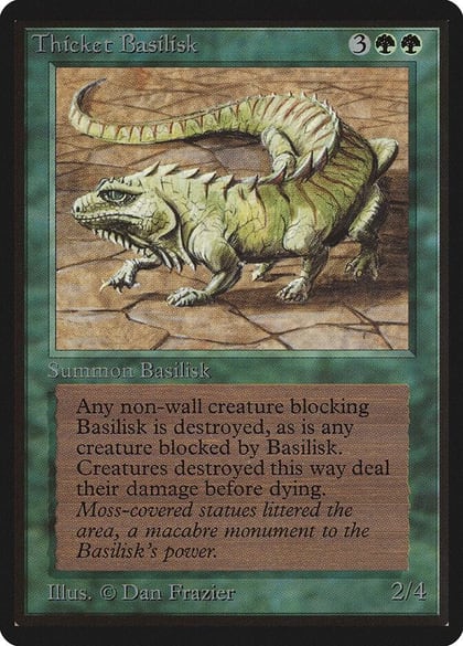 Thicket Basilisk, Beta Edition #8924