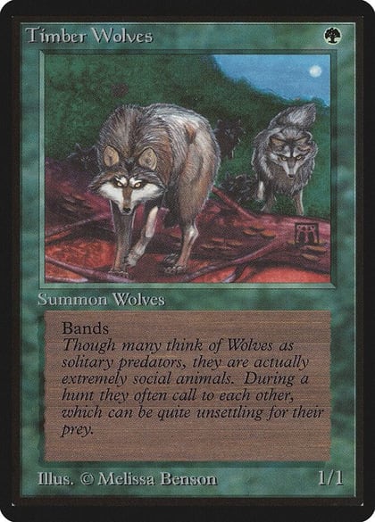 Timber Wolves, Beta Edition #8927