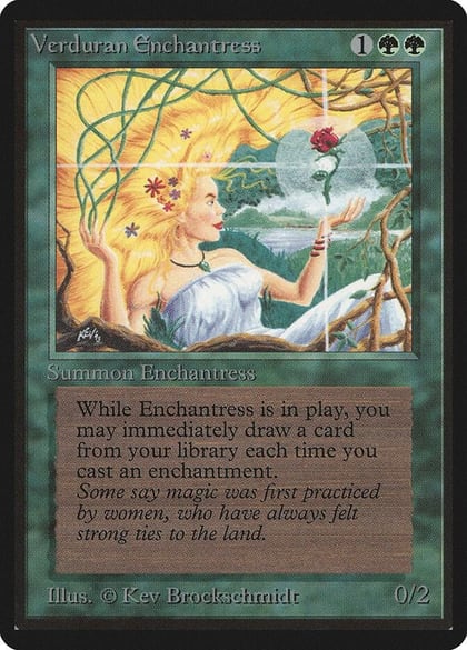 Verduran Enchantress, Beta Edition #8942