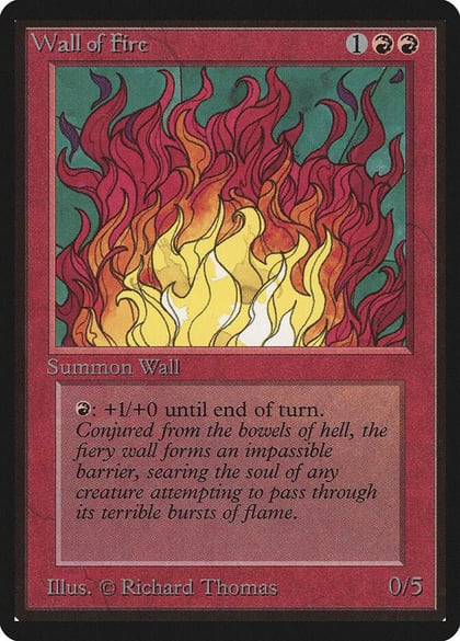 Wall of Fire, Beta Edition #8950