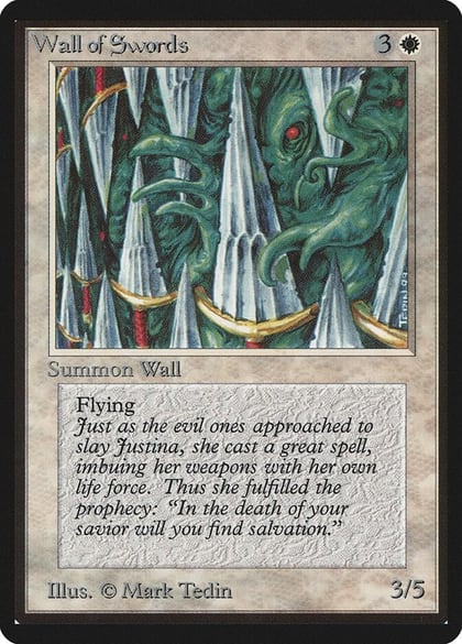 Wall of Swords, Beta Edition #8953