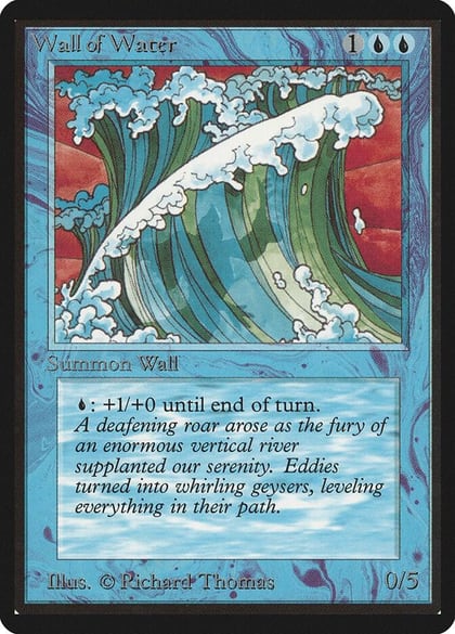Wall of Water, Beta Edition #8954