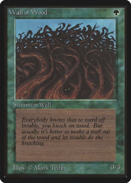 Wall of Wood, Beta Edition #8955