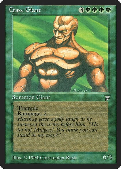 Craw Giant, Legends #3832