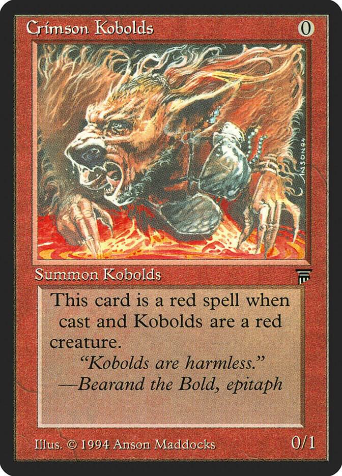 Crimson Kobolds, Legends #3834