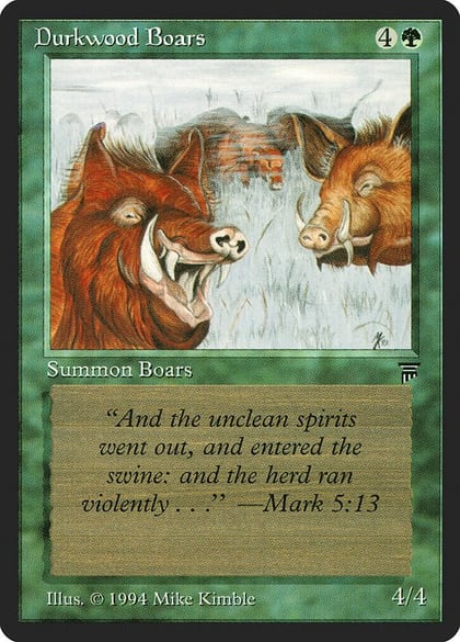 Durkwood Boars, Legends #3848