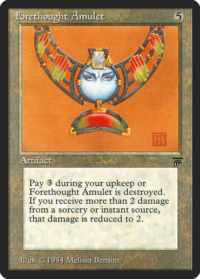 Forethought Amulet, Legends #3872