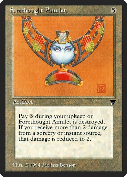 Forethought Amulet, Legends #3872