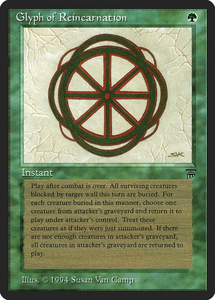 Glyph of Reincarnation, Legends #3886