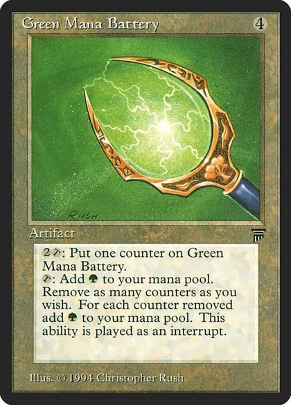 Green Mana Battery, Legends #3893