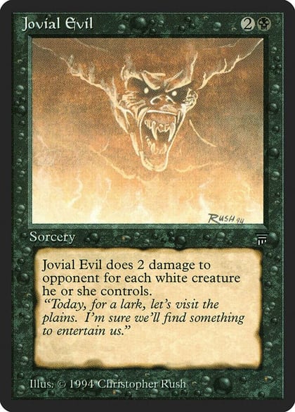 Jovial Evil, Legends #3923