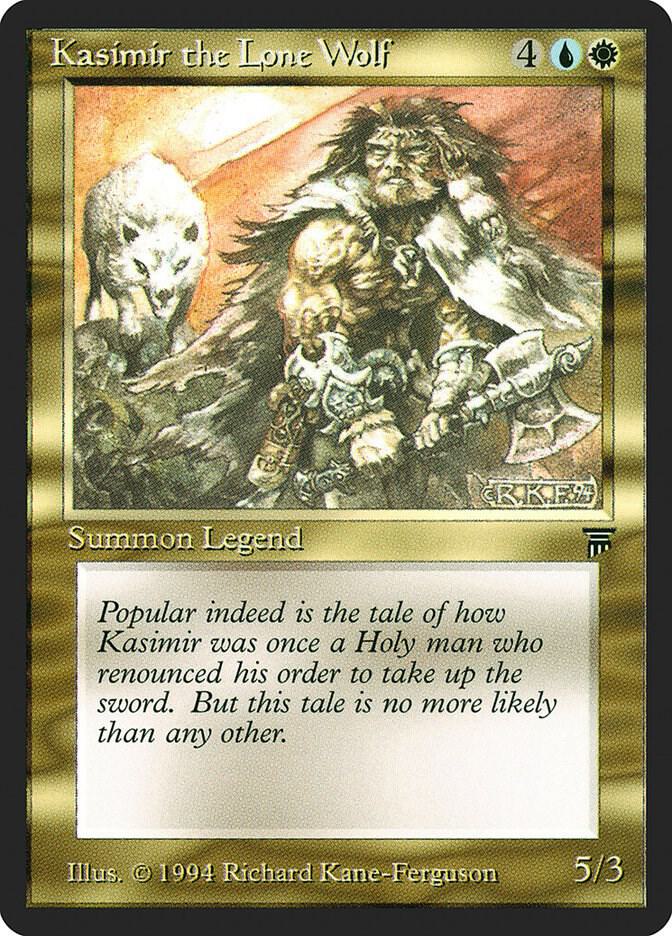 Kasimir the Lone Wolf, Legends #3926