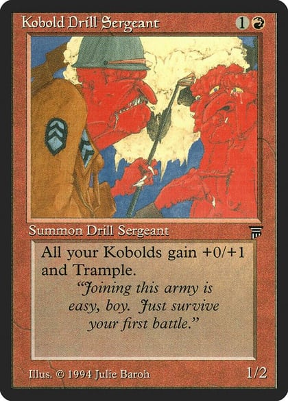 Kobold Drill Sergeant, Legends #3932