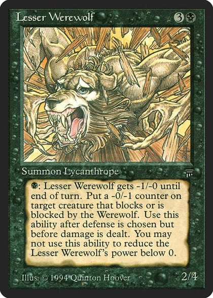 Lesser Werewolf, Legends #3943