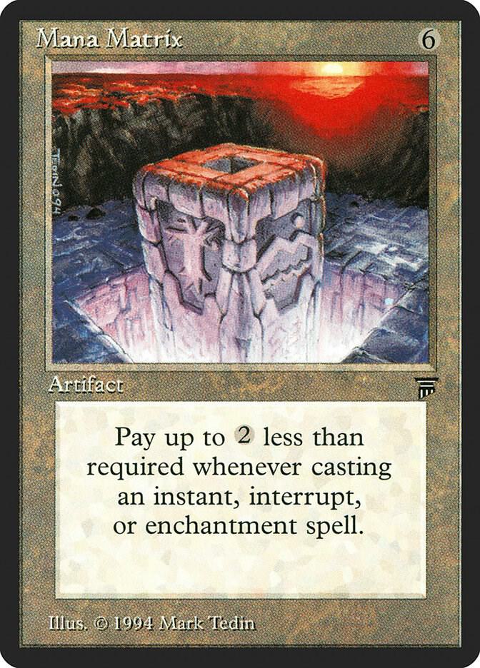 Mana Matrix, Legends #3952