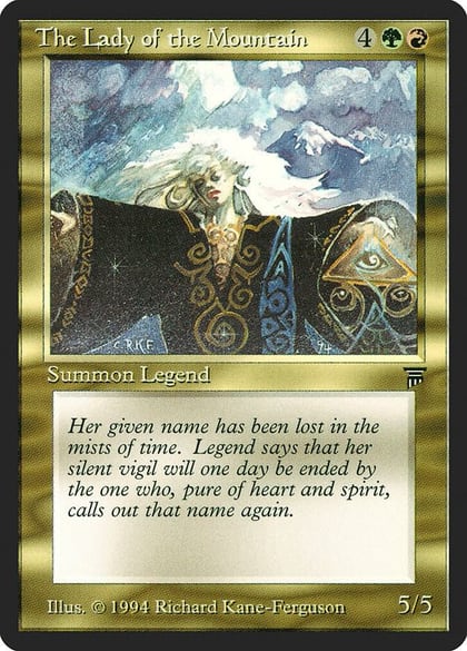 The Lady of the Mountain, Legends #4045