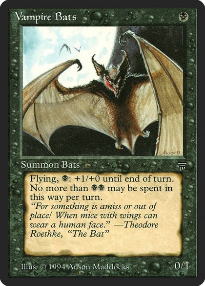 Vampire Bats, Legends #4067