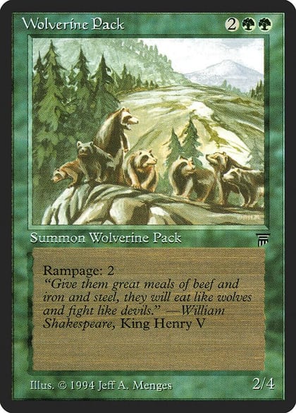 Wolverine Pack, Legends #4088