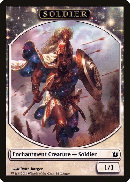 Soldier Token (Born of the Gods), League Promos 1