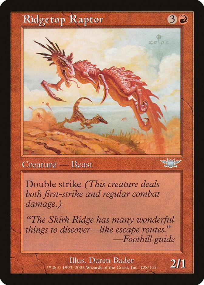 Ridgetop Raptor, Legions 108