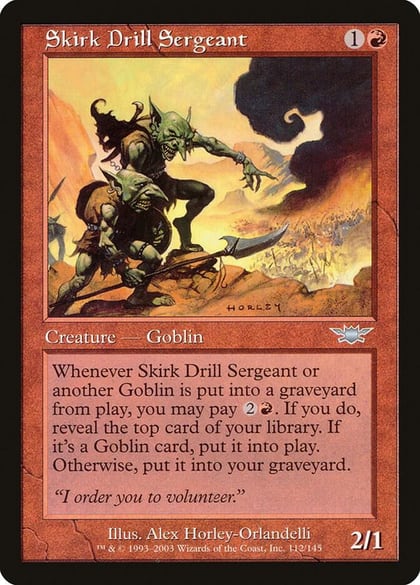 Skirk Drill Sergeant, Legions 112