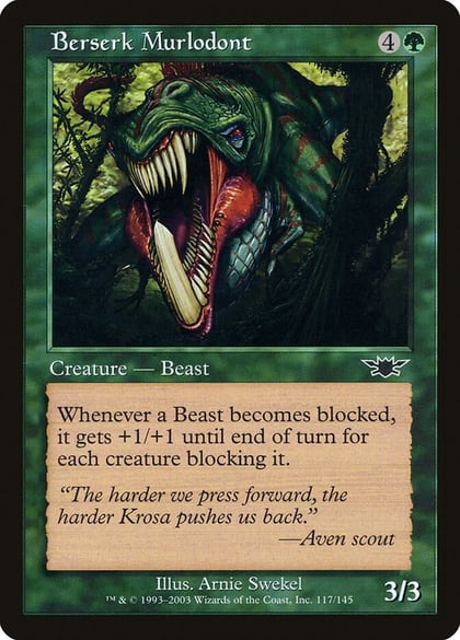 Berserk Murlodont, Legions 117