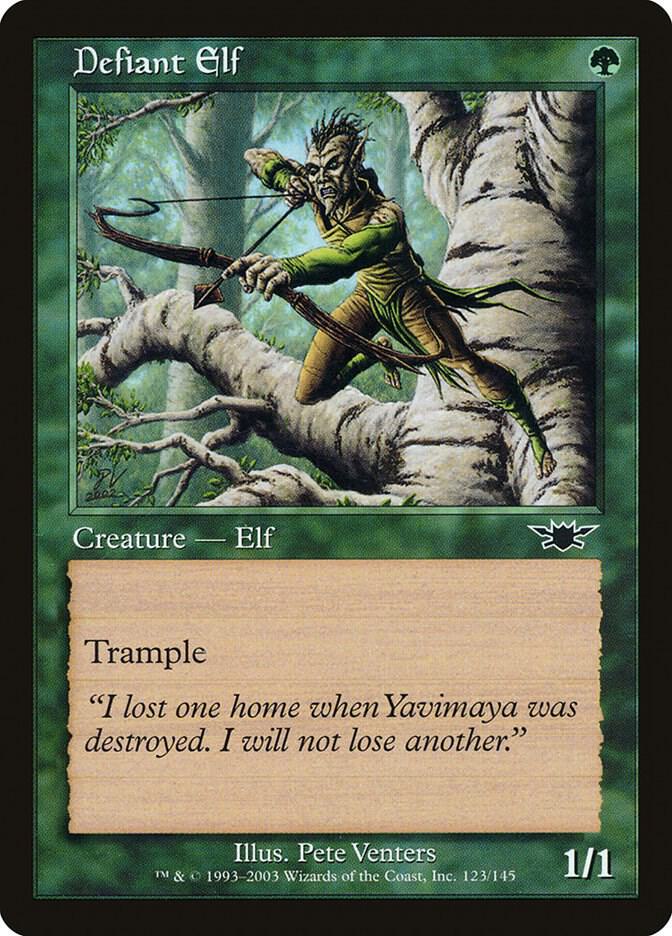 Defiant Elf, Legions 123