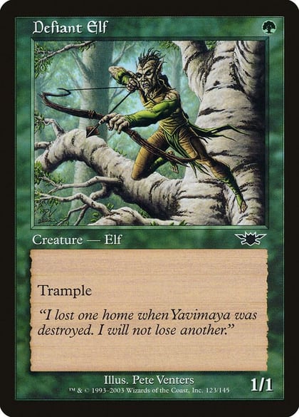 Defiant Elf, Legions 123