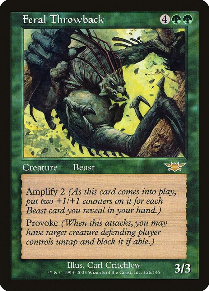 Feral Throwback, Legions 126