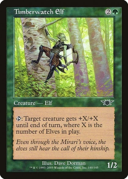Timberwatch Elf, Legions 140