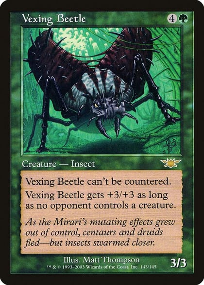 Vexing Beetle, Legions 143