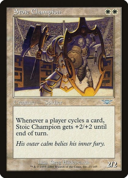 Stoic Champion, Legions 21