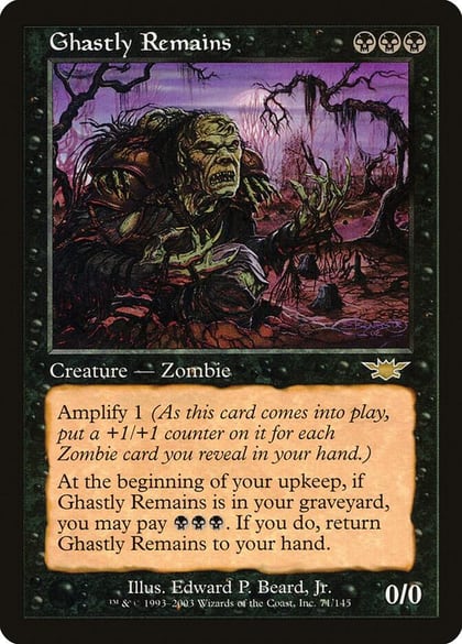 Ghastly Remains, Legions 71
