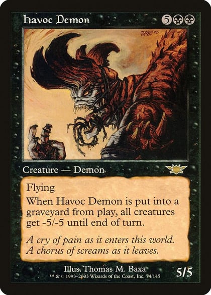 Havoc Demon, Legions 74